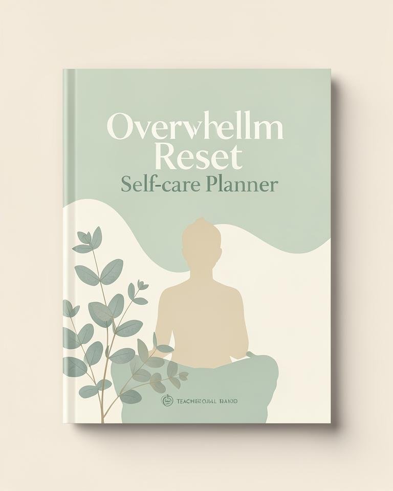 Overwhelm Reset Self-Care Planner PDF